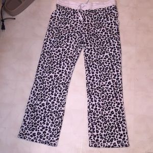 Leopard Print Fuzzy Pjs